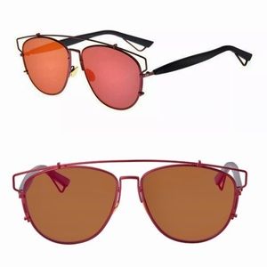 Christian Dior TECHNOLOGIC OrangeMatte Sunglasses.